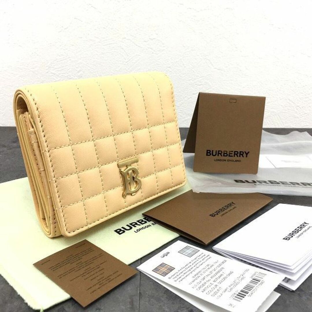 BURBERRY(バーバリー)の未使用品 BURBERRY 三つ折り財布 ベージュ TB 34 レディースのファッション小物(財布)の商品写真