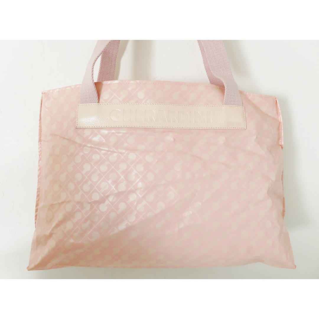 GHERARDINI(ゲラルディーニ)のM01 GHERARDINI ゲラルディーニ 総柄 ソフティ PVC トートバッグ ピンク レディースのバッグ(トートバッグ)の商品写真