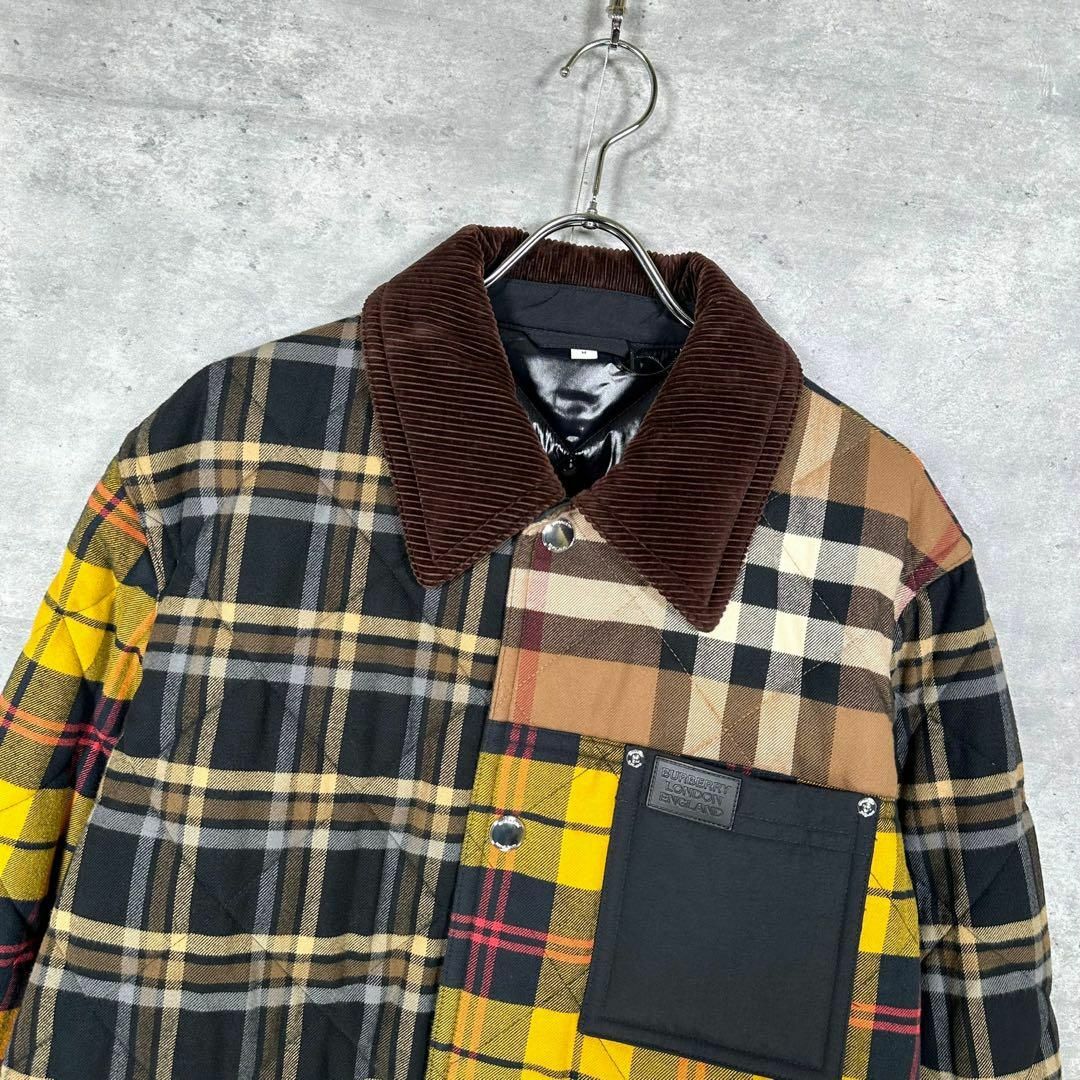 BURBERRY(バーバリー)の『BURBERRY』 バーバリー (M) パッチワーク ノバチェックジャケット メンズのジャケット/アウター(ブルゾン)の商品写真