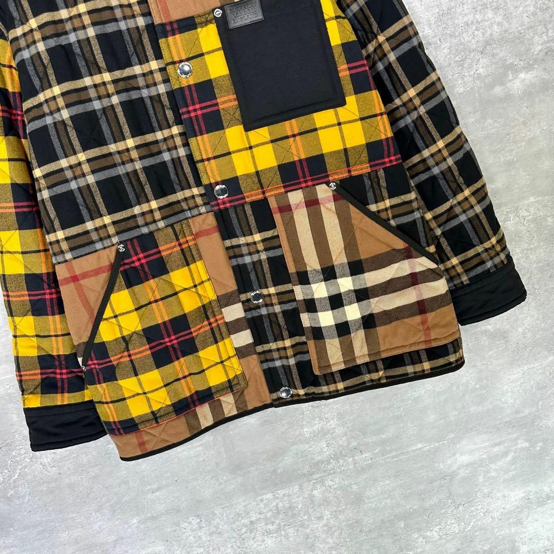 BURBERRY(バーバリー)の『BURBERRY』 バーバリー (M) パッチワーク ノバチェックジャケット メンズのジャケット/アウター(ブルゾン)の商品写真