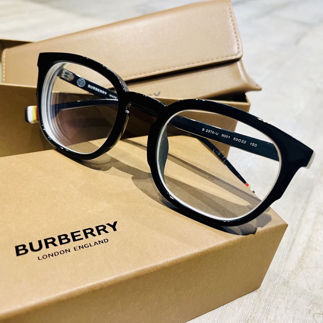 BURBERRY(バーバリー)の中古品 Burberry メガネフレーム 眼鏡 B2370-U バーバリー メンズのファッション小物(サングラス/メガネ)の商品写真