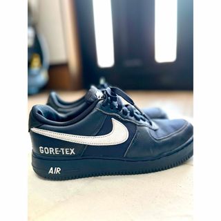 スニーカーナイキエアフォース1 ゴアテックスGTX ネイビー  美品✨