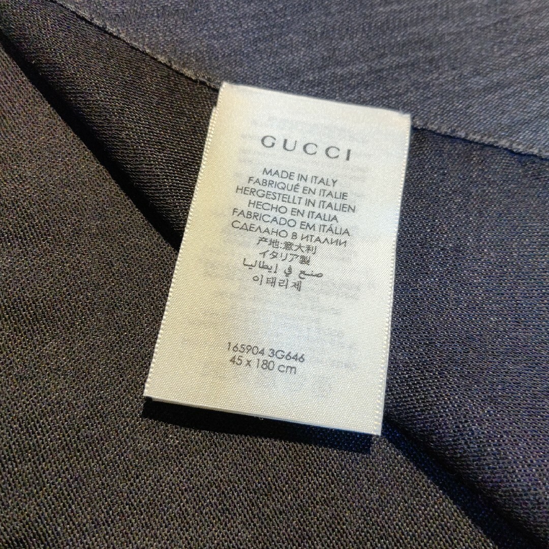 Gucci - ❤新品箱袋付❤GUCCI マフラー ショール ストール スカーフ