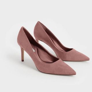 チャールズアンドキース(Charles and Keith)のポインテッドトゥ スティレットパンプス （Mauve）画像追加しました(ハイヒール/パンプス)