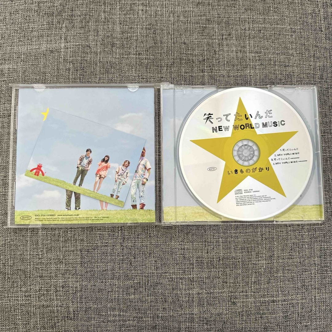 笑ってたいんだ／NEW　WORLD　MUSIC エンタメ/ホビーのCD(ポップス/ロック(邦楽))の商品写真