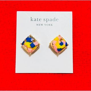 ケイトスペードニューヨーク(kate spade new york)の定価14800円新品.本物　Katespade ケイトスペード　マーブル　ピアス(ピアス)