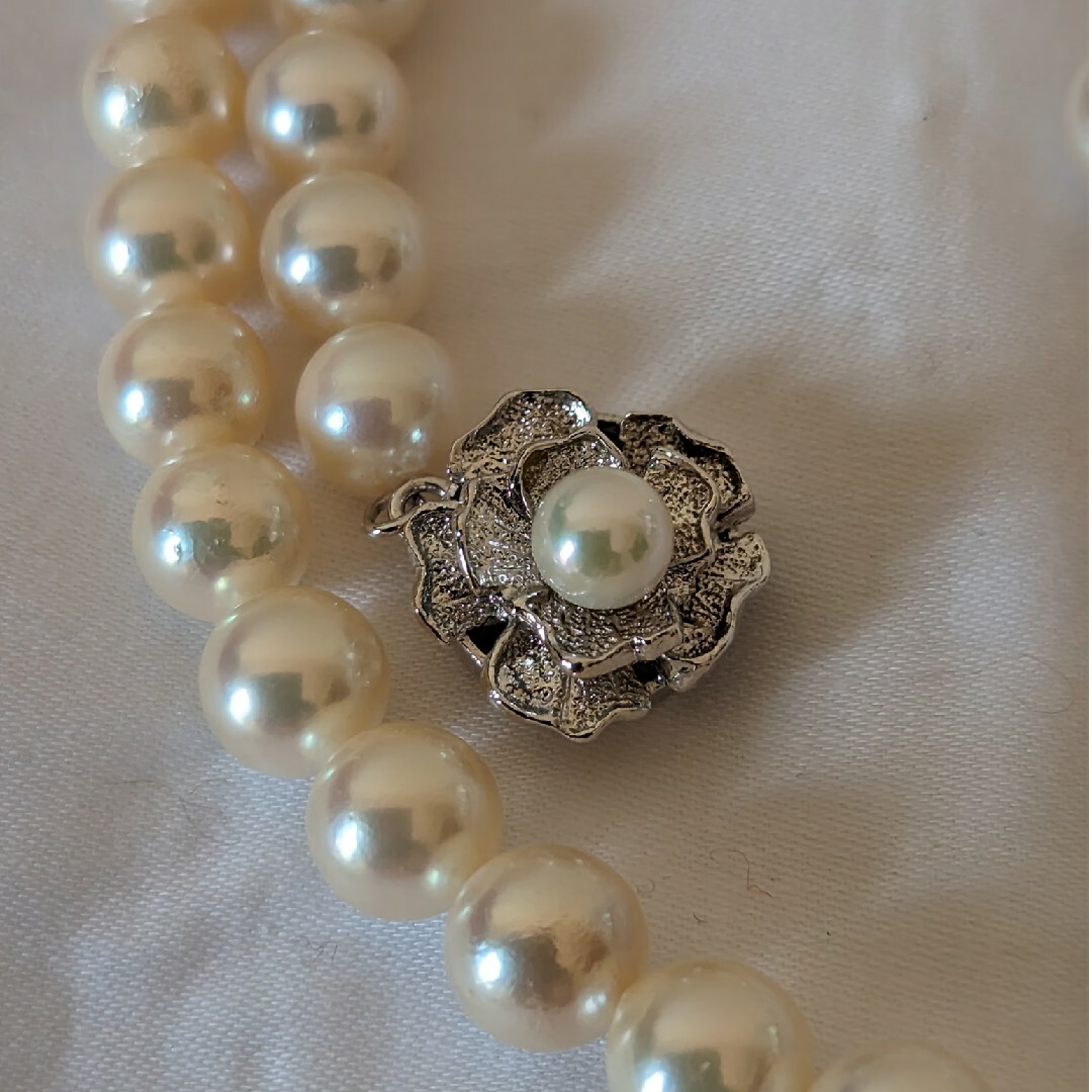 あこや真珠ネックレス レディースのアクセサリー(ネックレス)の商品写真