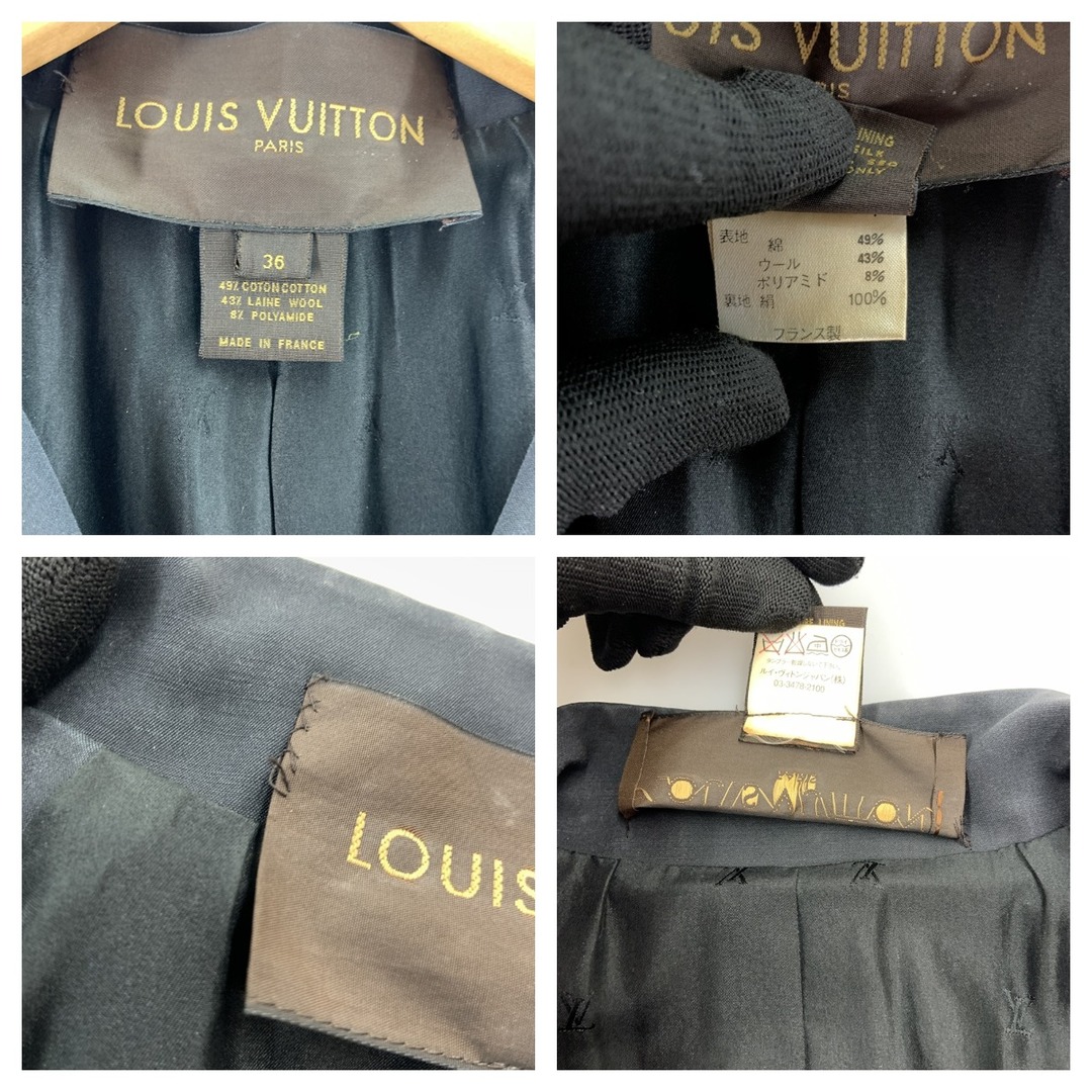 LOUIS VUITTON(ルイヴィトン)の〇〇LOUIS VUITTON ルイヴィトン スーツ ジャケット ブラック メンズのジャケット/アウター(その他)の商品写真