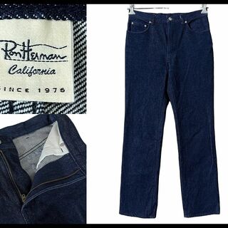 ロンハーマン(Ron Herman)の濃紺 美品 ロンハーマン カリフォルニア スリム デニム パンツ ジーンズ XS(デニム/ジーンズ)