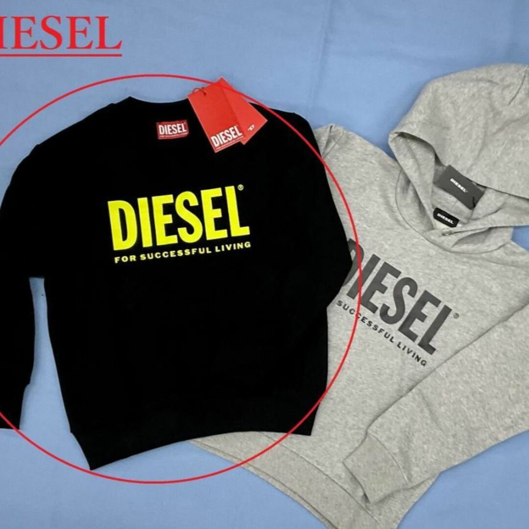 DIESEL(ディーゼル)のディーゼル　トレーナー 1322　サイズ 16Y　ロゴ　新品　J00245 キッズ/ベビー/マタニティのキッズ服男の子用(90cm~)(Tシャツ/カットソー)の商品写真