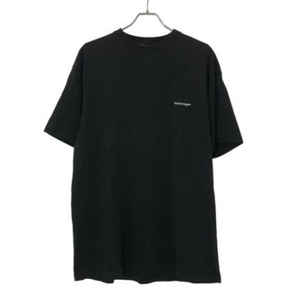 バレンシアガ(Balenciaga)のBALENCIAGA バレンシアガ 17AW ロゴプリントオーバーサイズTシャツ ブラック M 486032 TWK36(Tシャツ/カットソー(半袖/袖なし))