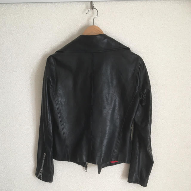 美品!LEGENDA ライダースジャケット LEGENDA レザー ライダースジャケット