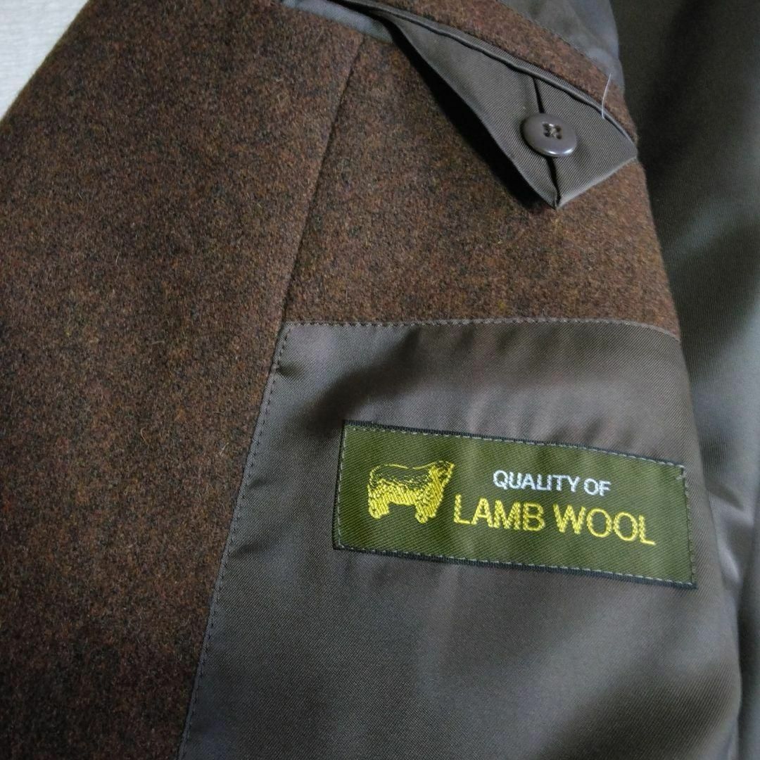【新品未使用】ラセントレント　高級ラムウール100％　92A5　仕付け糸付　秋冬 メンズのジャケット/アウター(テーラードジャケット)の商品写真