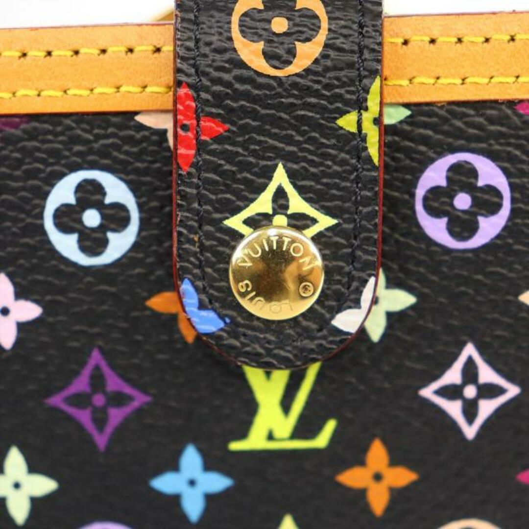 LOUIS VUITTON(ルイヴィトン)のルイヴィトン 二つ折り財布 ポルトフォイユ ヴィエノワ 中古 M92988 モノグラム マルチカラー ノワール LOUIS VUITTON 【中古】 | がま口 ブランド レディース ファッション サイフ ビトン LV ブラック コンパクトウォレット Aランク レディースのファッション小物(財布)の商品写真