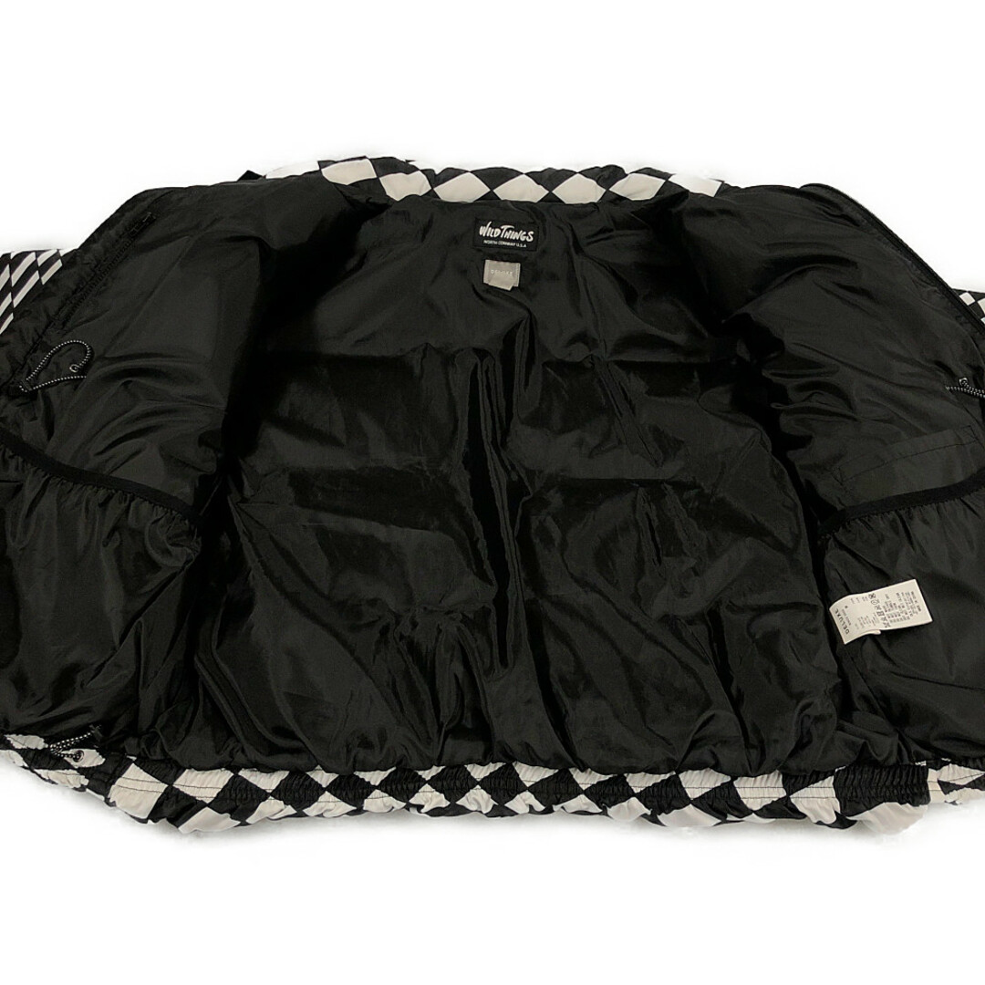 DELUXE(デラックス)のDELUXE デラックス WILD THINGS DOWN JACKET ダウンジャケット 黒×白 サイズM 正規品 / 33259 メンズのジャケット/アウター(ダウンジャケット)の商品写真