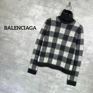バレンシアガ(Balenciaga)の『BALENCIAGA』 バレンシアガ (36) モヘヤ混 ハイネックセーター(ニット/セーター)