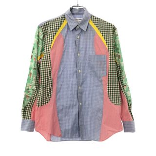 トップスCOMME des GARCONS SHIRT 12AW パッチワークシャツ