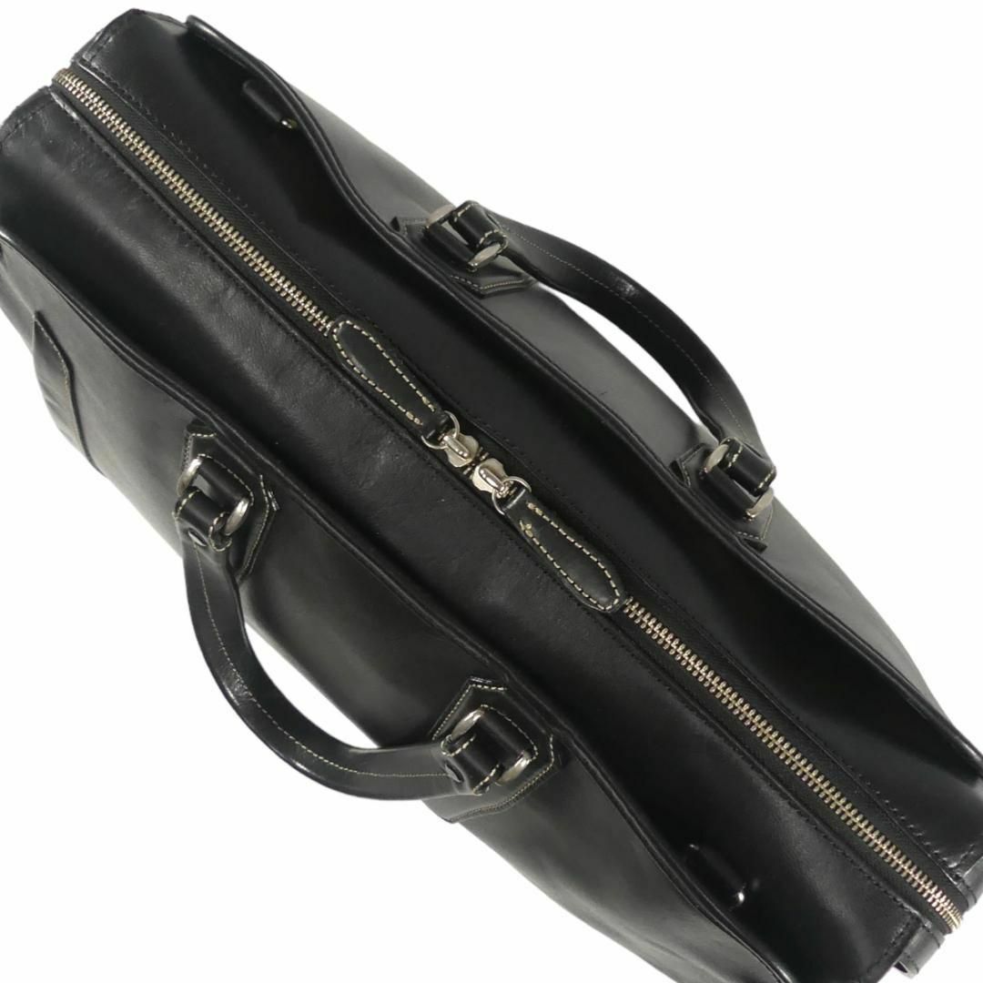 INDEED(インディード)のINDEED インディード ビジネスバッグ 本革 レザー メンズ 黒TY2893 メンズのバッグ(ビジネスバッグ)の商品写真