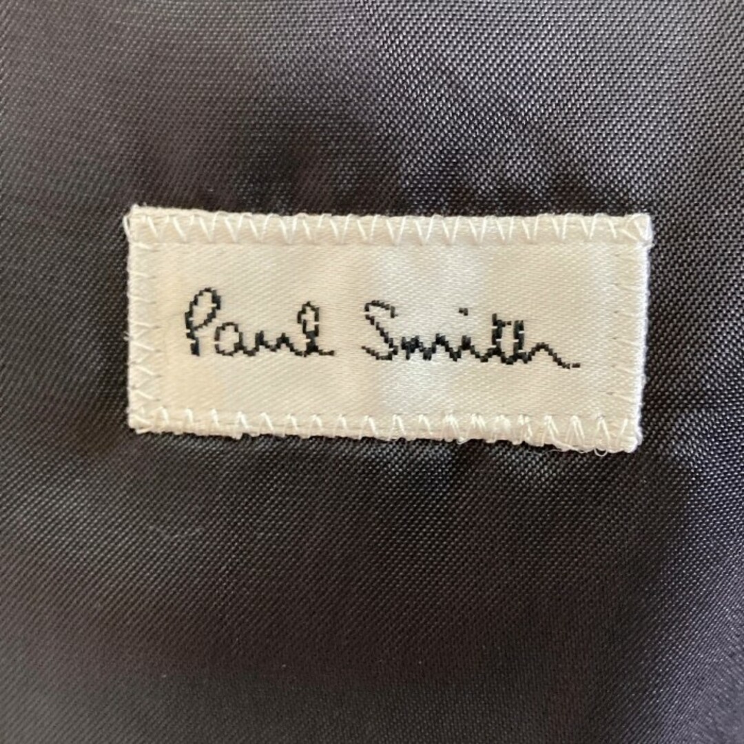 Paul Smith(ポールスミス)の★Paul Smith ポールスミス PM-BM-53184 ハイネック 襟ニット切替 ロングコート ネイビー sizeL メンズのジャケット/アウター(ステンカラーコート)の商品写真