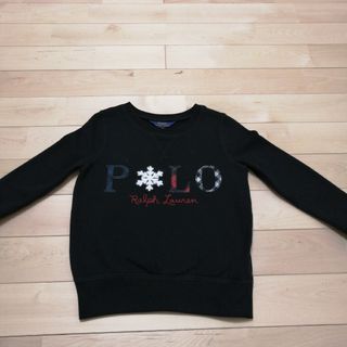 ポロラルフローレン(POLO RALPH LAUREN)の美品　ラルフローレン裏起毛トレーナー130cm(ニット)