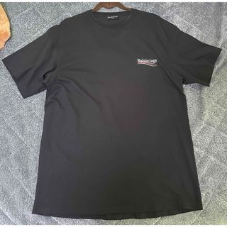 バレンシアガ(Balenciaga)の新品同様！BALENCIAGA キャンペーンロゴ Tシャツ(Tシャツ/カットソー(半袖/袖なし))