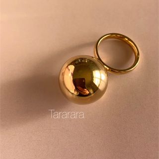 ●stainless bigball ring●金属アレルギー対応(リング(指輪))