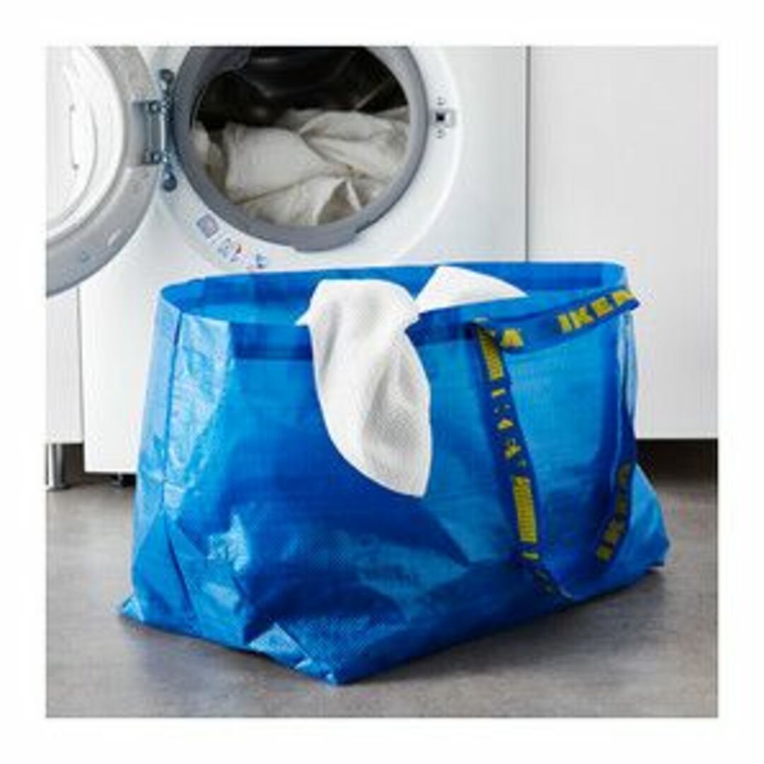 IKEA(イケア)のIKEA FRAKTA キャリーバッグ Lサイズ ブルー レディースのバッグ(エコバッグ)の商品写真