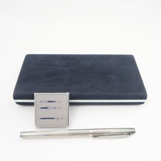 カランダッシュ(CARAN d'ACHE)の美品 CARAN dACHE カランダッシュ エペ 万年筆 FF ペン先14K 585 スイス 文房具 筆記用具 HU850W3 (その他)