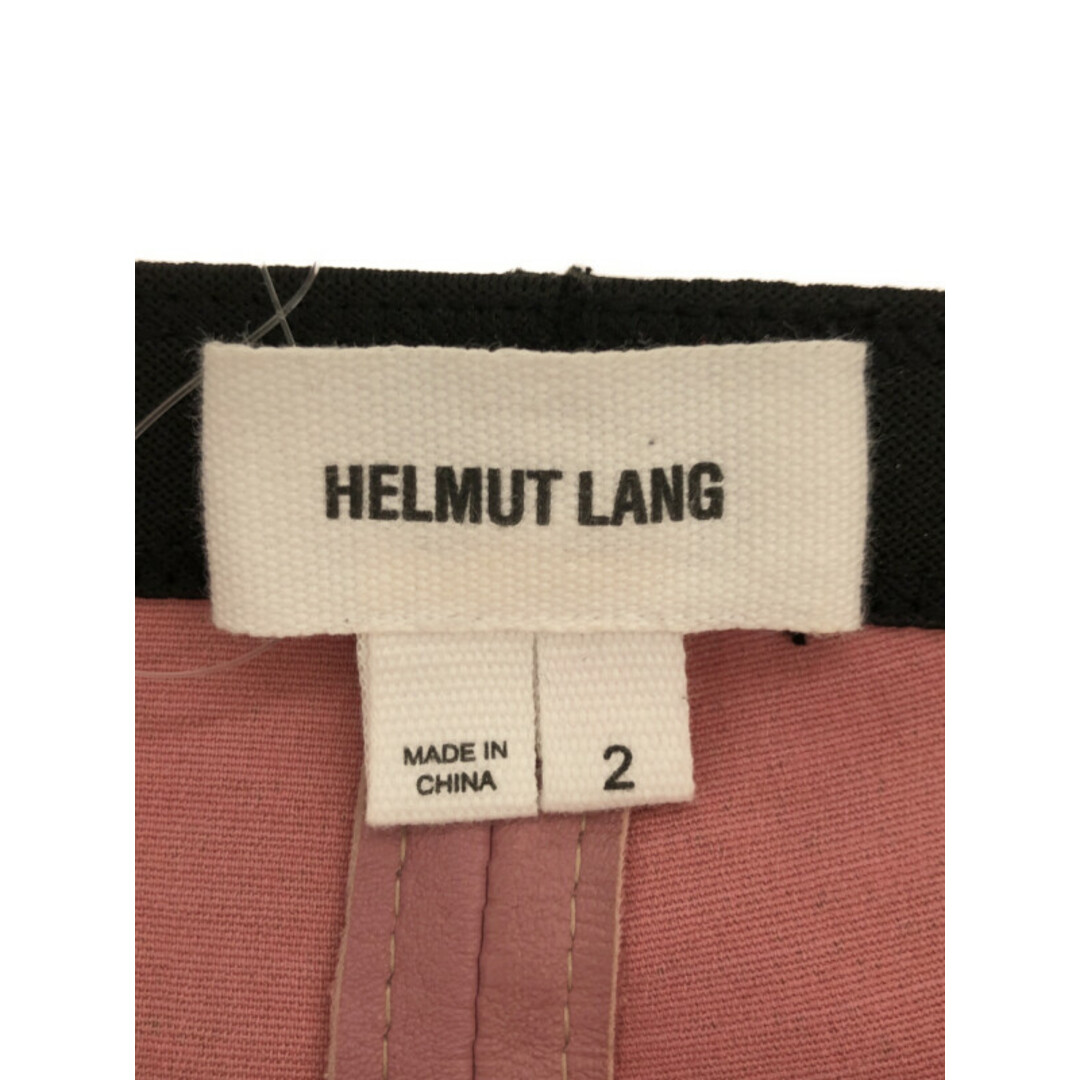 HELMUT LANG(ヘルムートラング)のHELMUT LANG ヘルムート ラング レザースカート ピンク 2 レディースのスカート(ひざ丈スカート)の商品写真