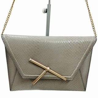 Max Mara - マックスマーラ MAX MARA クラッチ バッグ パイソン型押し レザー