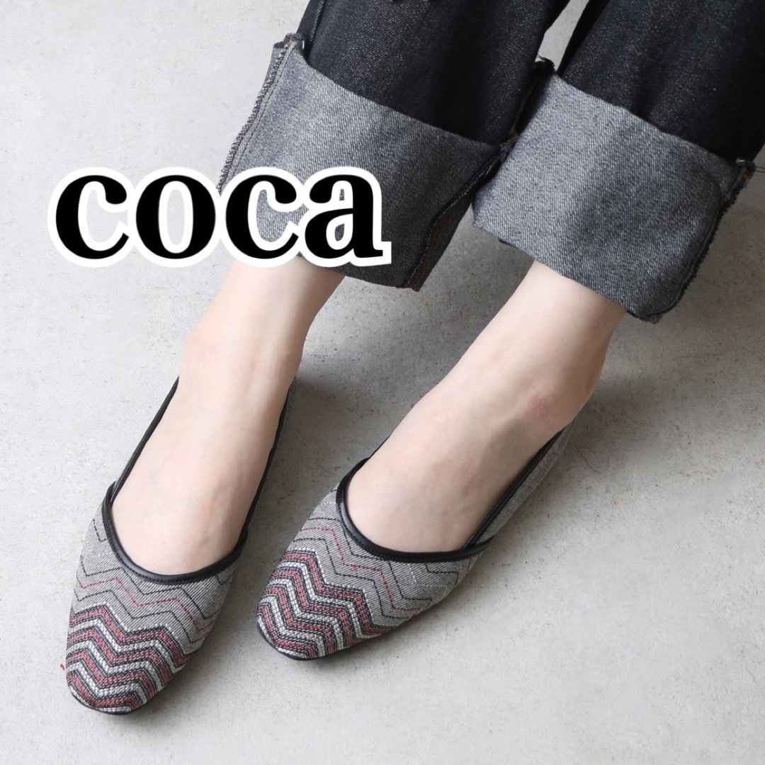 coca(コカ)の121004 未使用アウトレット coca  パンプス バブーシュー エスニック レディースの靴/シューズ(ハイヒール/パンプス)の商品写真