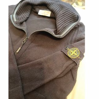 ストーンアイランド(STONE ISLAND)の【超特価】美品　ストーンアイランド　コットンニットパーカー(ニット/セーター)