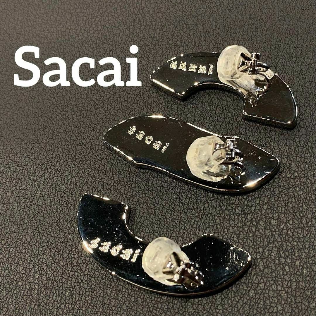 sacai(サカイ)の『Sacai』 サカイ 3連イヤリング / シルバー レディースのアクセサリー(イヤリング)の商品写真