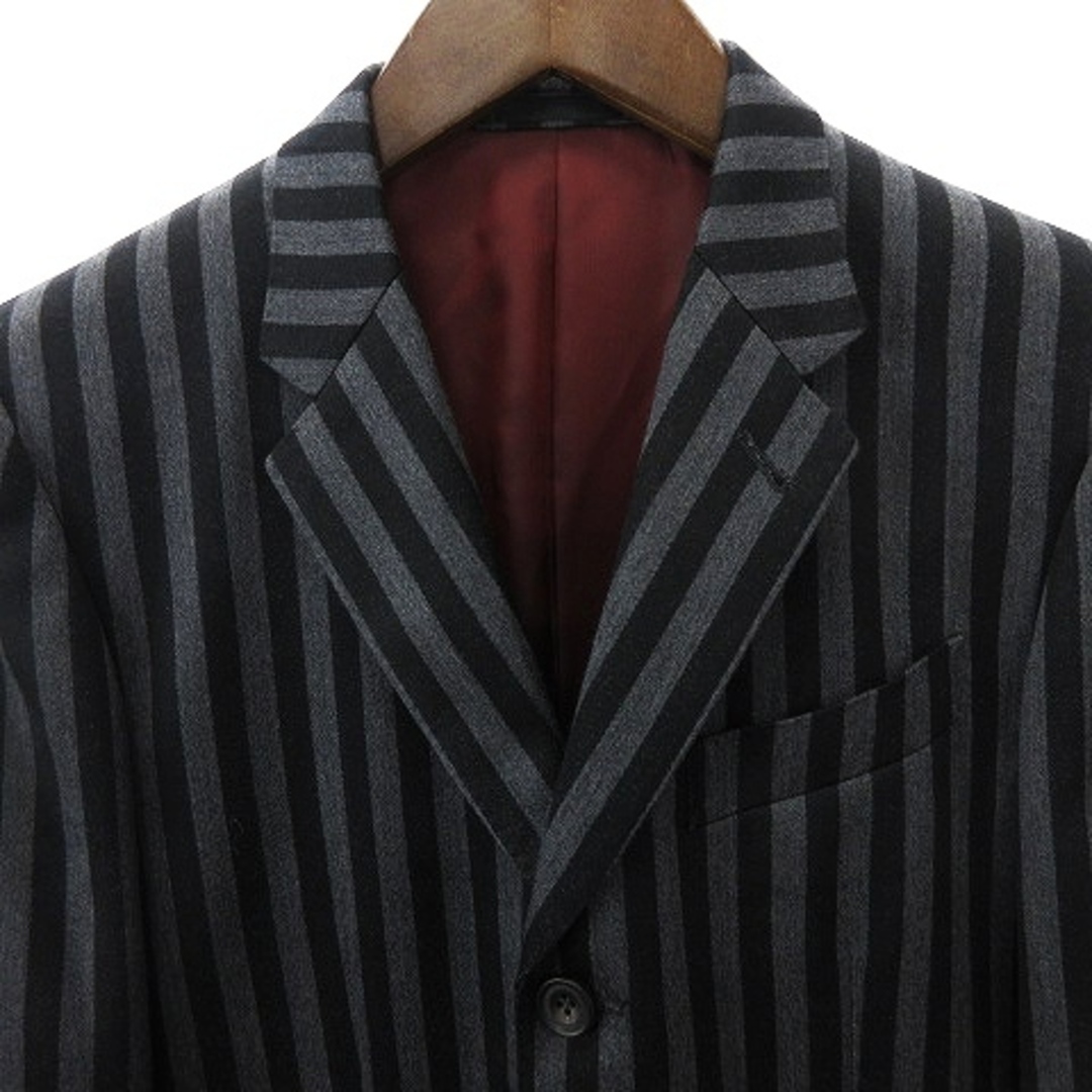 ポールスミス CARNABY ジャケット ストライプ グレー M □SM1 ポールスミス CARNABY ジャケット ストライプ グレー M □SM1