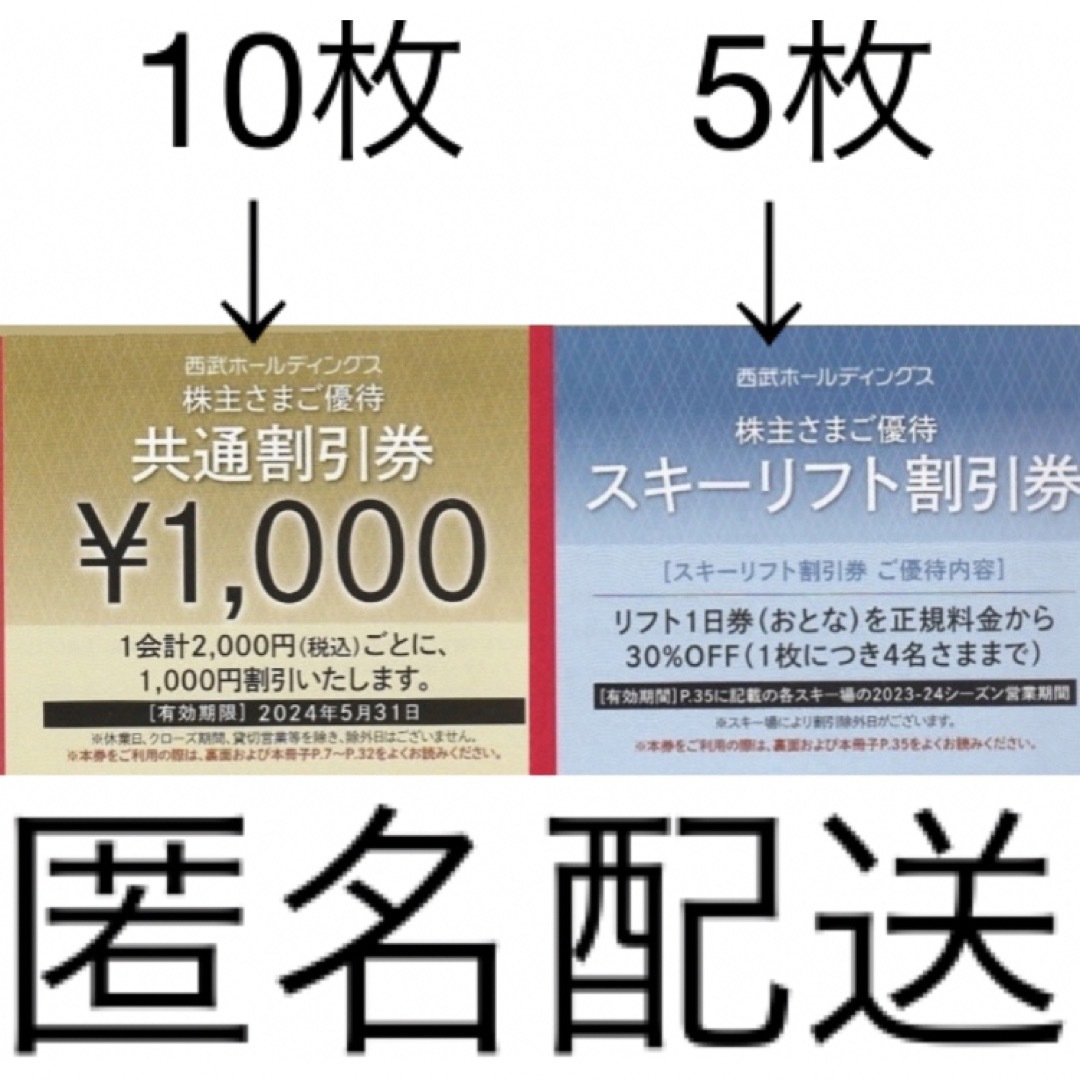 チケット西武ホールディングス　株主優待4万円分