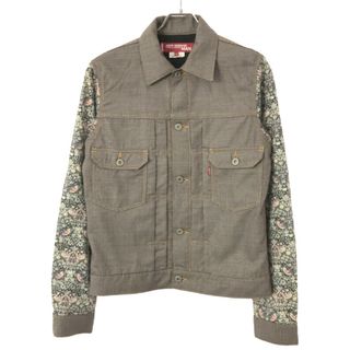 ジュンヤワタナベコムデギャルソン(JUNYA WATANABE COMME des GARCONS)のJUNYA WATANABE COMME des GARCONS MAN × Levi's ジュンヤワタナベ コムデギャルソンマン × リーバイス 袖切替エルボーパッチジャケット グレー系×マルチカラー S WS-J203(その他)