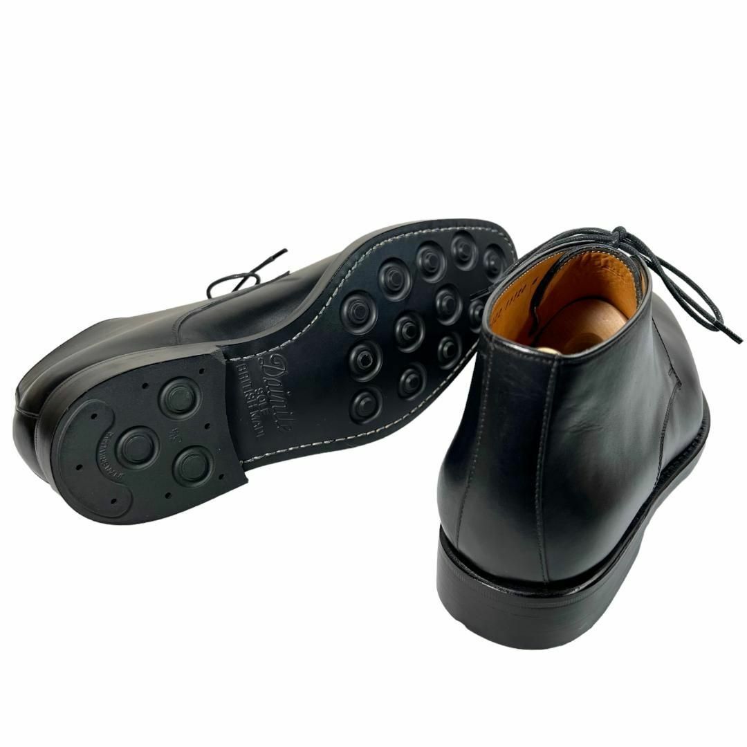 Jalan Sriwijaya(ジャランスリウァヤ)の【新品】ジャランスリワヤ Ｖフロント チャッカブーツ 6 24.5cm 黒 メンズの靴/シューズ(ドレス/ビジネス)の商品写真