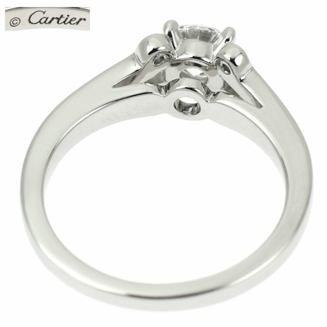 Cartier(カルティエ)のカルティエ Pt950 ダイヤモンド リング 0.40ct D VVS2 EX バレリーナ 45号 レディースのアクセサリー(リング(指輪))の商品写真