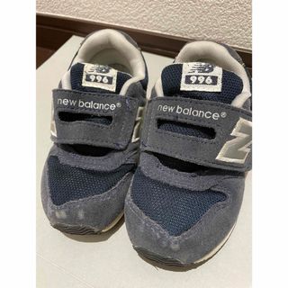 キュウキュウロク(996（New Balance）)のニューバランス996 ネイビーキッズ　15.5センチ(スニーカー)