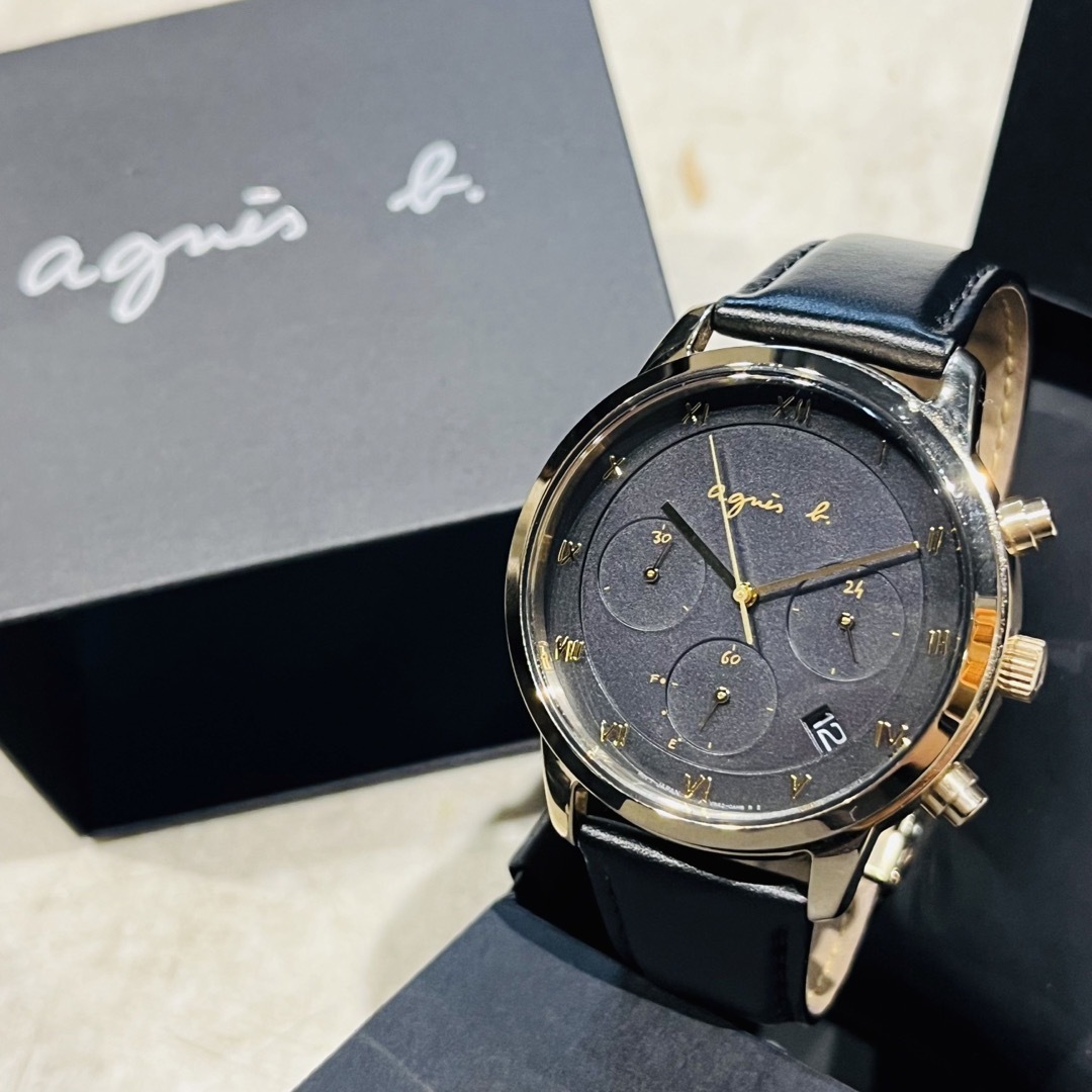 agnes b.(アニエスベー)のagnes b. Marcello ソーラー式腕時計 VR42-KDD0 メンズの時計(腕時計(アナログ))の商品写真