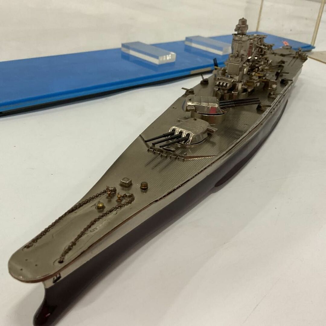 ジャンク フェーマスアートギャラリー 戦艦　大和 金属製  1/550 模型 エンタメ/ホビーのおもちゃ/ぬいぐるみ(模型/プラモデル)の商品写真