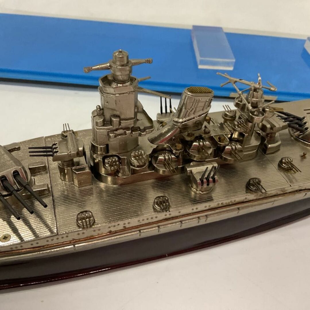 ジャンク フェーマスアートギャラリー 戦艦　大和 金属製  1/550 模型 エンタメ/ホビーのおもちゃ/ぬいぐるみ(模型/プラモデル)の商品写真