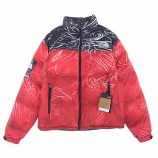 シュプリーム(Supreme)のSupreme シュプリーム ダウンジャケット 23SS THE NORTH FACE Trompe Loeil Printed Nuptse Jacket ノース フェイス トロンプ ルイユ プリンティド ヌプシ ジャケット レッド系 ブラック系 M【新古品】【未使用】【中古】(その他)