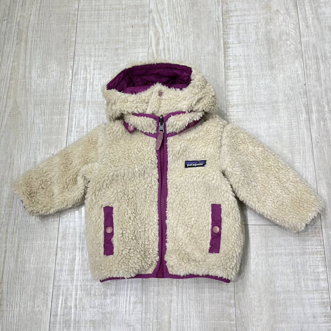 22aw patagonia baby 6-12m リバーシブル フリース 80