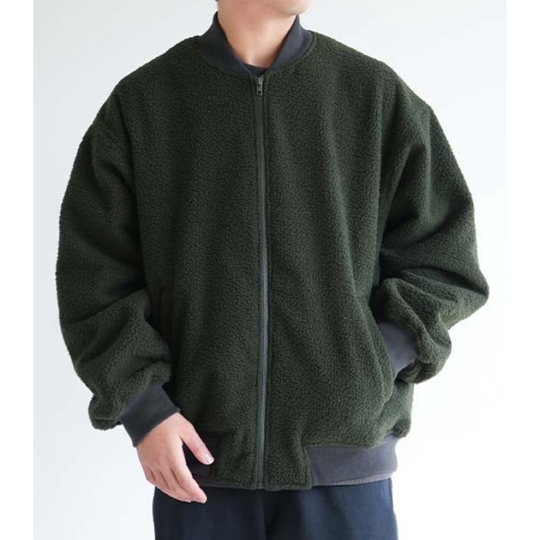 1LDK SELECT(ワンエルディーケーセレクト)のevcon BOA FLEECE JACKET エビコン　フリース　ボア メンズのジャケット/アウター(ブルゾン)の商品写真