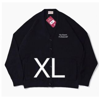 ワンエルディーケーセレクト(1LDK SELECT)のEnnoy BUTTON CARDIGAN (BLACK) XL(カーディガン)