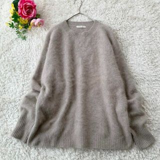 プラージュ(Plage)の極美品♡ プラージュ ファー ニュアンス プルオーバー ニット クルーネック(ニット/セーター)