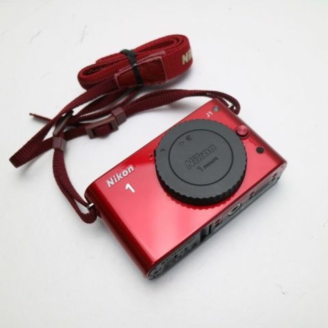 Nikon(ニコン)のNikon 1 J1 ボディ レッド  M555 スマホ/家電/カメラのカメラ(ミラーレス一眼)の商品写真