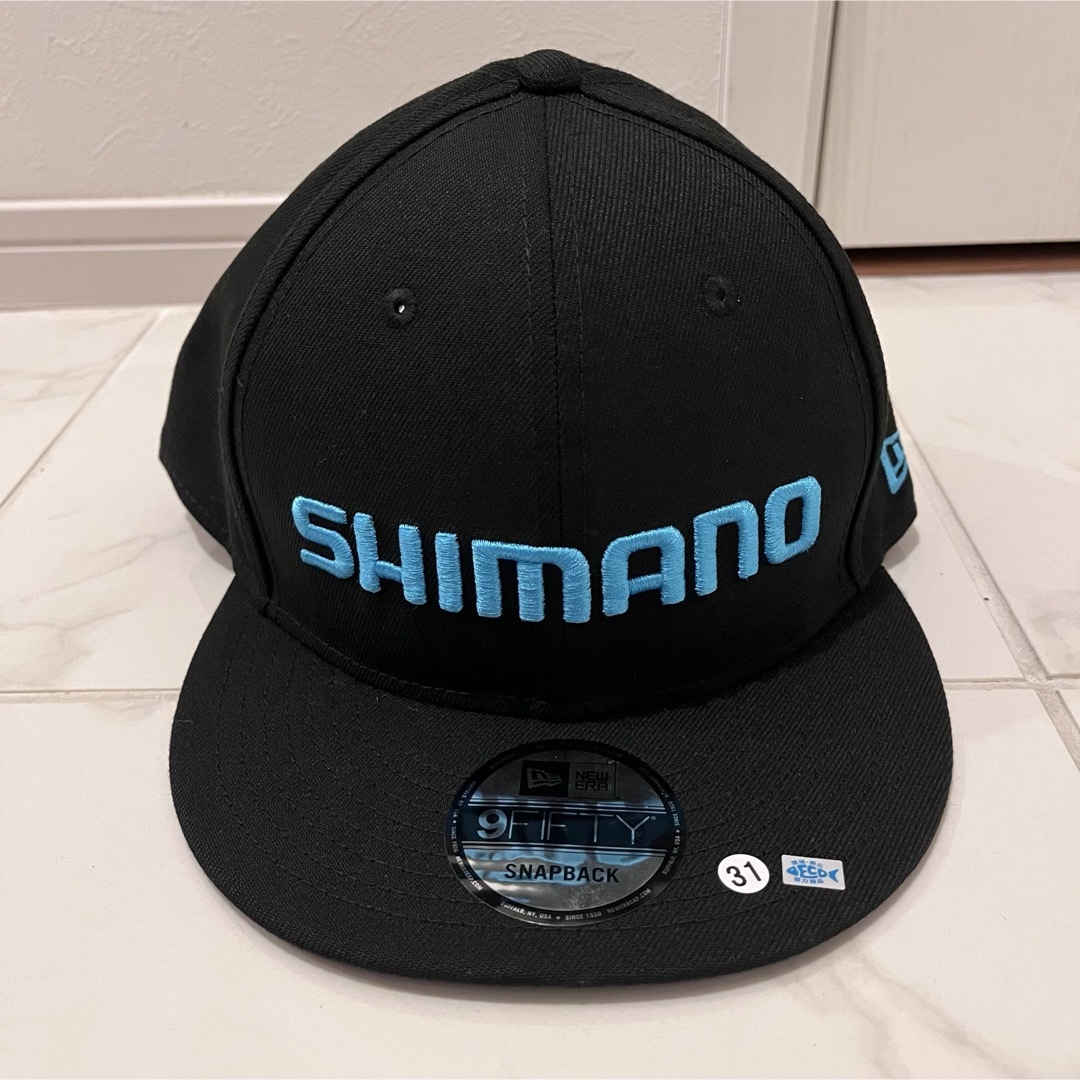 SHIMANO(シマノ)のロゴキャップ【限定品】SIMANO newera シマノ ニューエラ 釣りフェス メンズの帽子(キャップ)の商品写真
