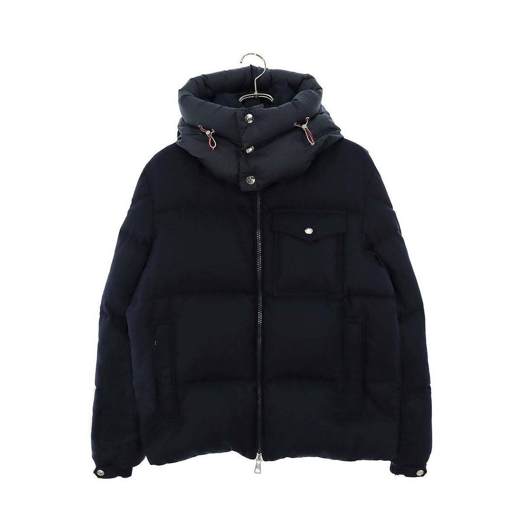 MONCLER(モンクレール)のモンクレール  BRAZEAU ナイロンフーデッドウールダウンジャケット メンズ 2 メンズのジャケット/アウター(ダウンジャケット)の商品写真